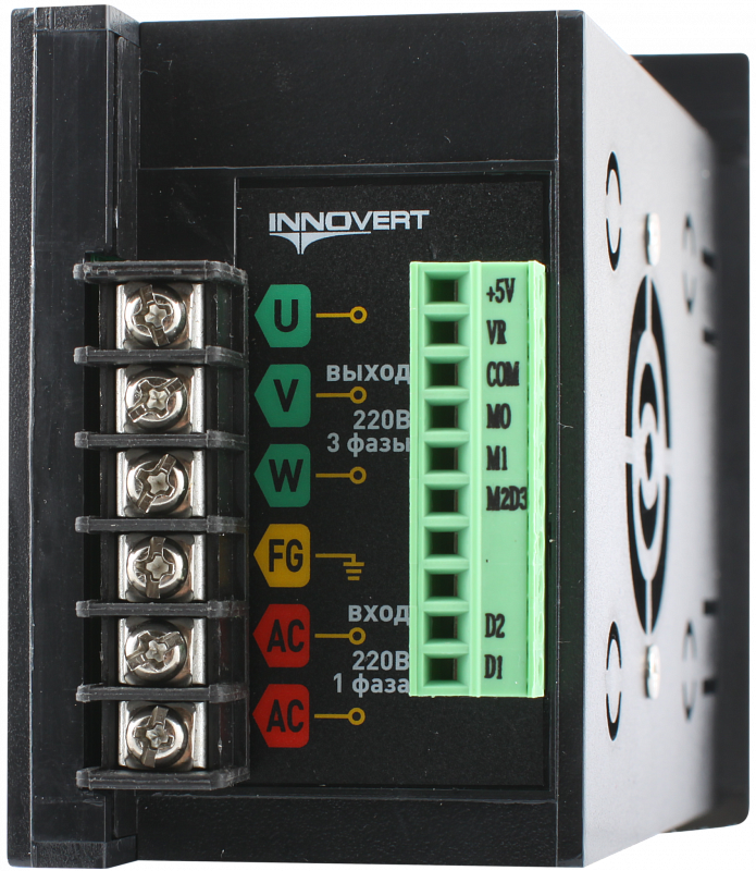 Преобразователь частоты INNOVERT IRD IRD401M21B, 220В, 0,4кВт