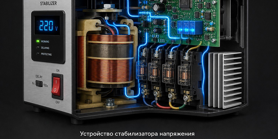 Типы стабилизаторов напряжения