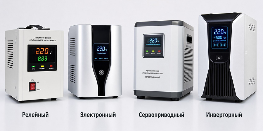 Типы стабилизаторов напряжения