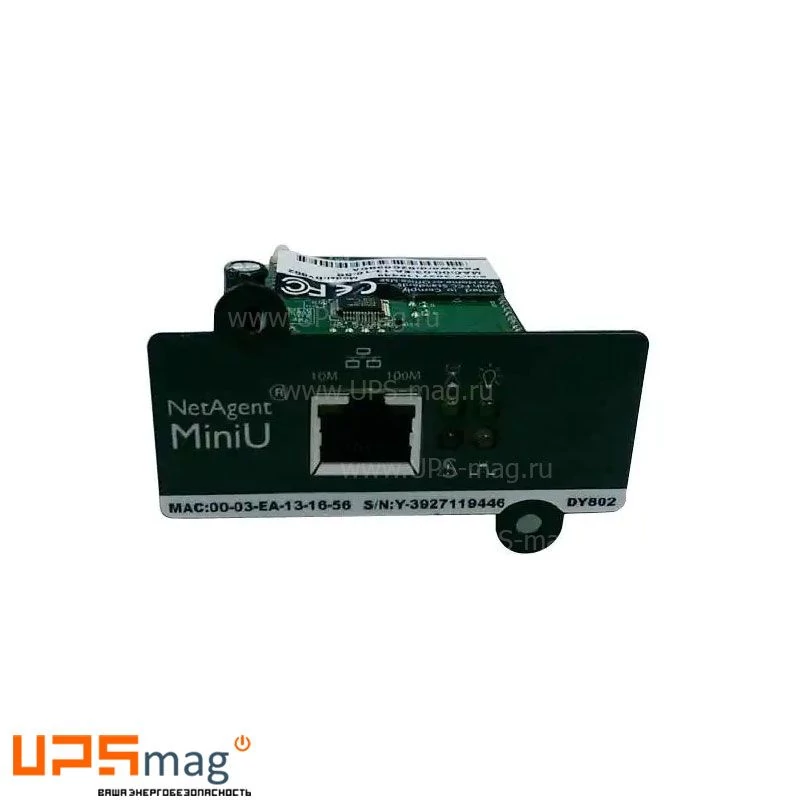 SNMP-адаптер NetAgent (DY802) 1-port купить в г. Москва, выгодные цены ...