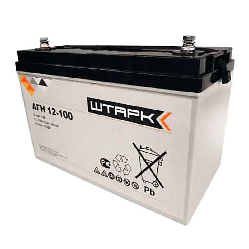 Аккумулятор ШТАРК АГН 12-100 (12V / 98Ah) купить в г. Москва, выгодные ...