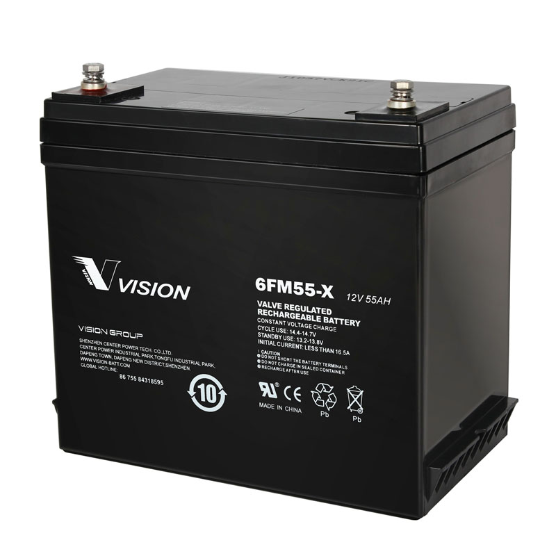 Аккумулятор Vision 6FM55E-X