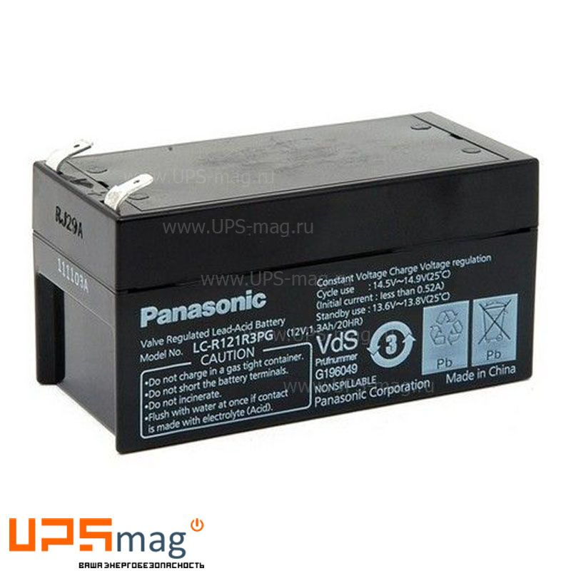 Аккумулятор Panasonic LC-R121R3PG