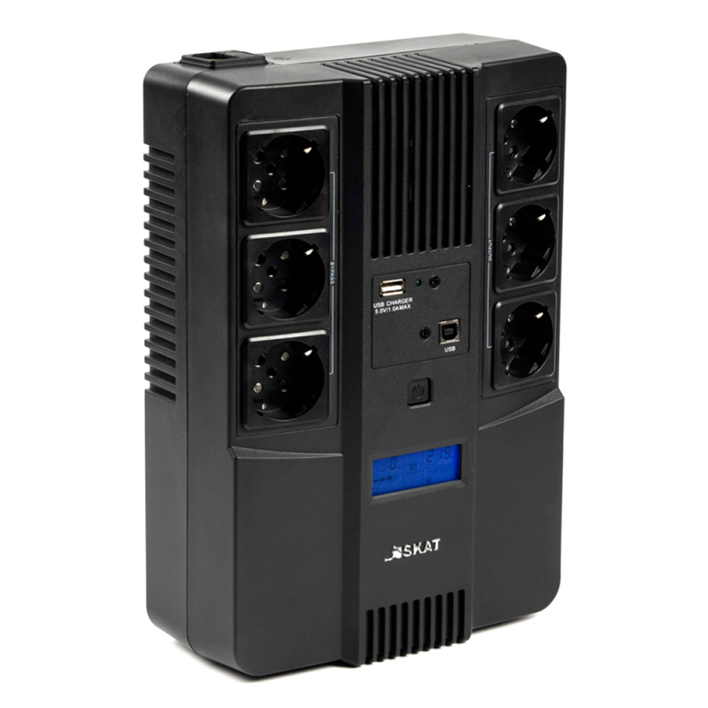ИБП SKAT-UPS 800-AID-IN-1x9