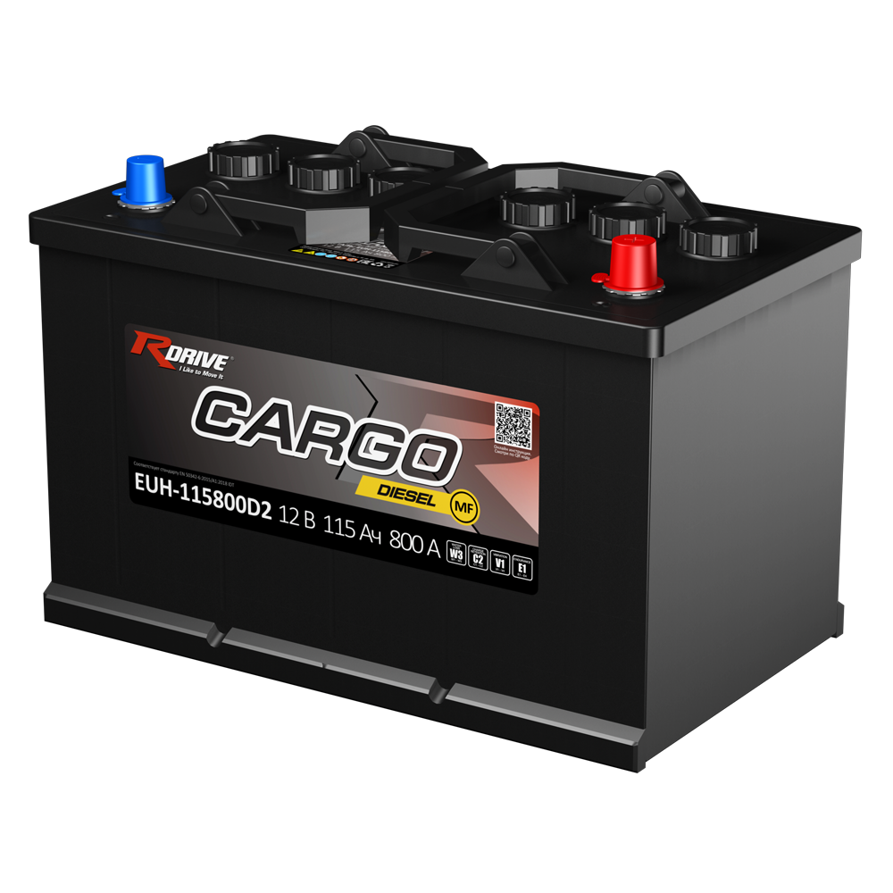 Аккумулятор RDrive CARGO Diesel MF EUH-115800D2