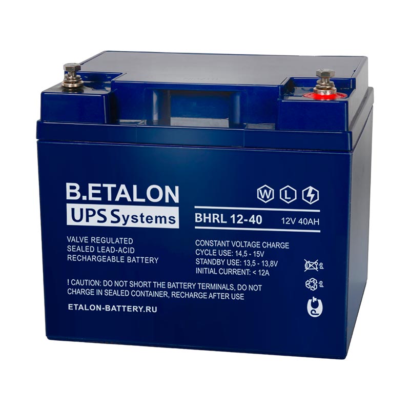 Аккумулятор B.ETALON BHRL 12-40