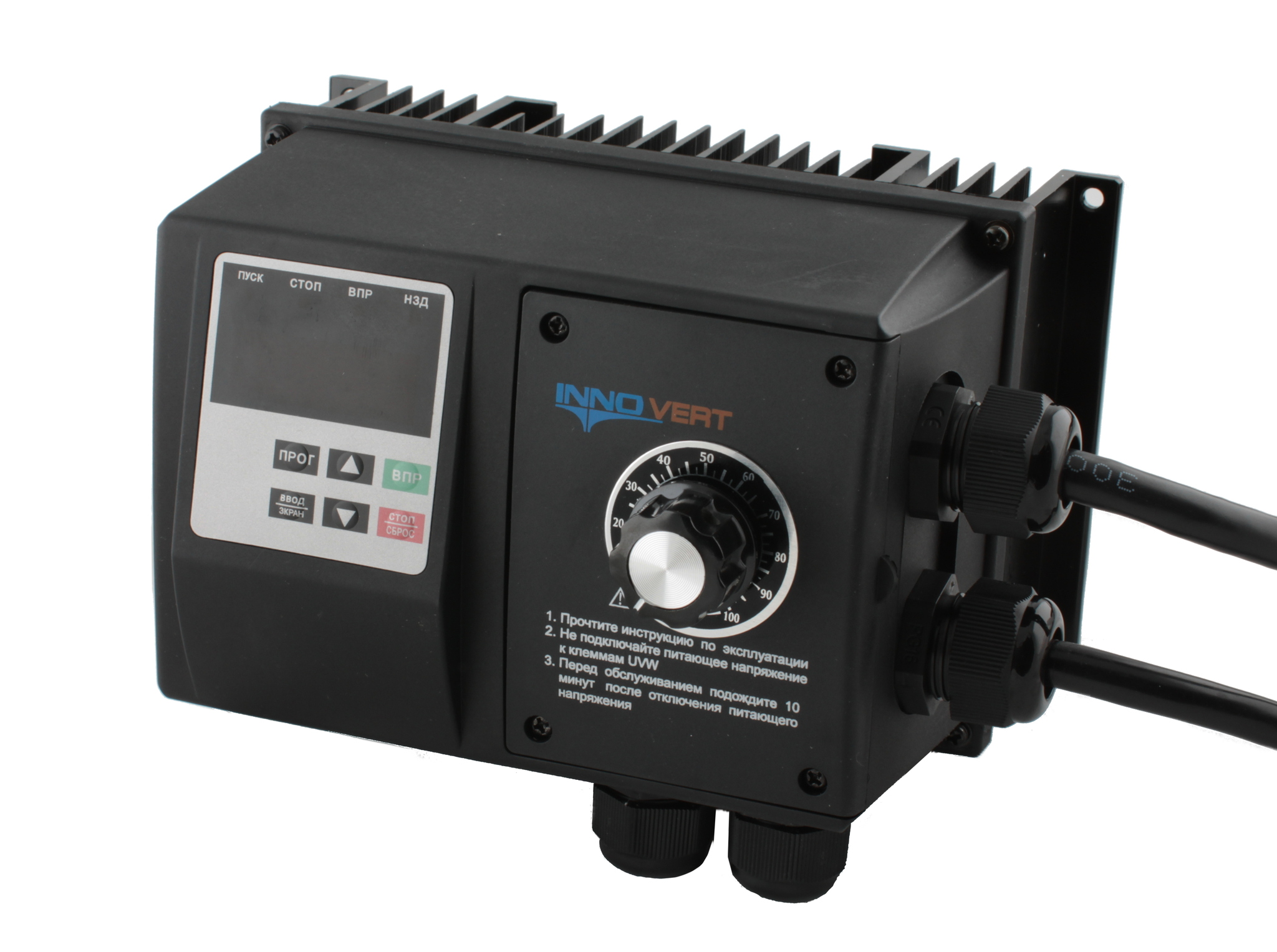Преобразователь частоты пыле- влагозащищенный INNOVERT IPD112P21B-VR, 220В, 1,1кВт, 6А, IP 54