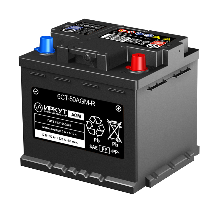 ИРКУТ 6CT-50AGM-R (AGM-L1EU)