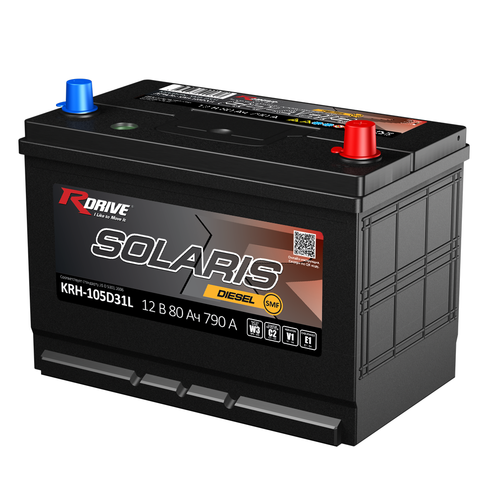 Аккумулятор RDrive SOLARIS DIESEL SMF KRH-105D31L