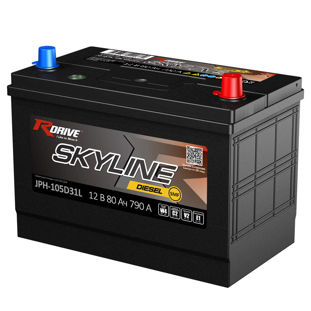 Аккумулятор RDrive SKYLINE DIESEL SMF JPH-105D31L