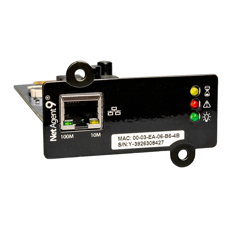 Карта удаленного управления SNMP для одноф. СБП Ермак с поддержкой датчиков температуры, воды, влажности