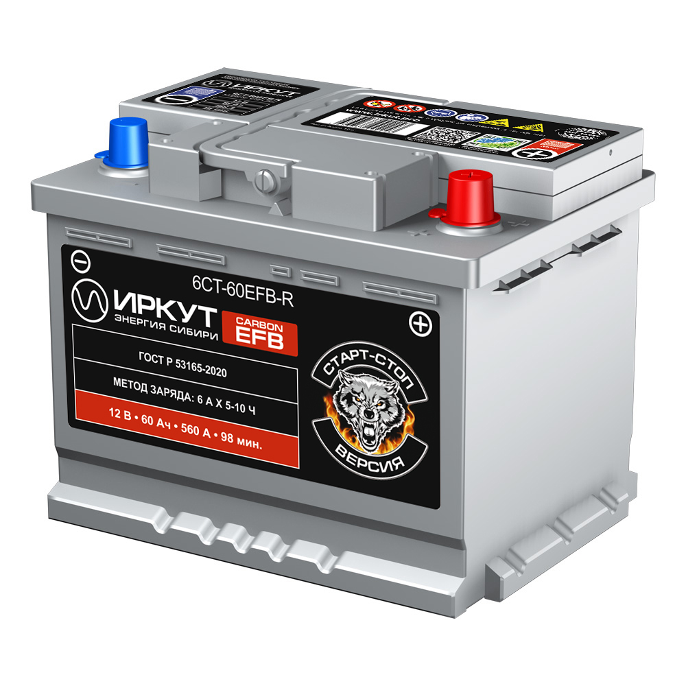 ИРКУТ 6CT-60EFB-R (EFB-L2EU)