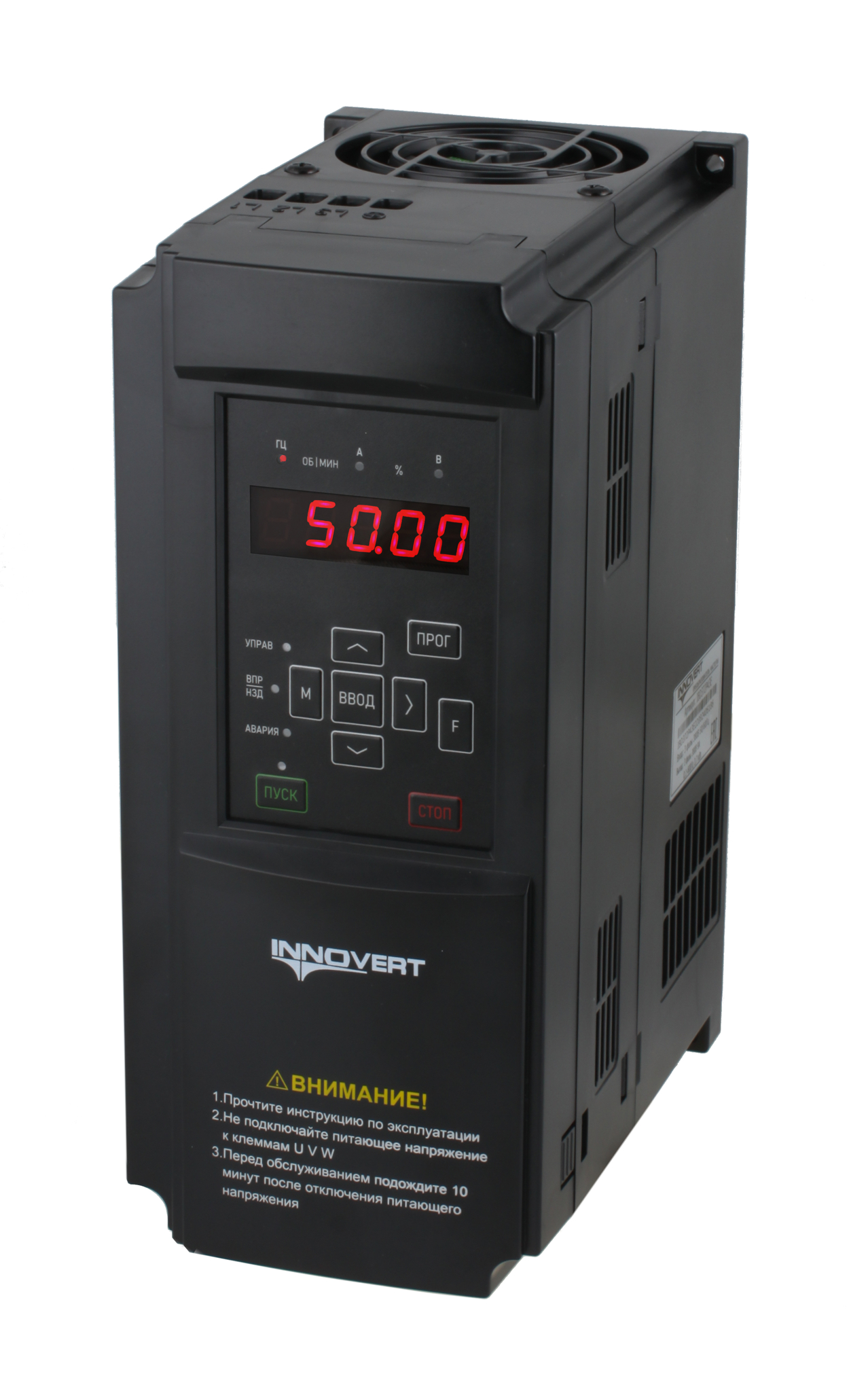 Преобразователь частоты для насосов INNOVERT IBD402P43E, 380В, 4кВт, 9А