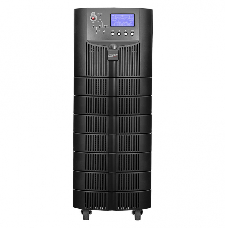 HIDEN EXPERT HE33010XS, встроенные АКБ в корпусе (9Ahх40 шт.), 10 kVA/10 kW (PF=1)