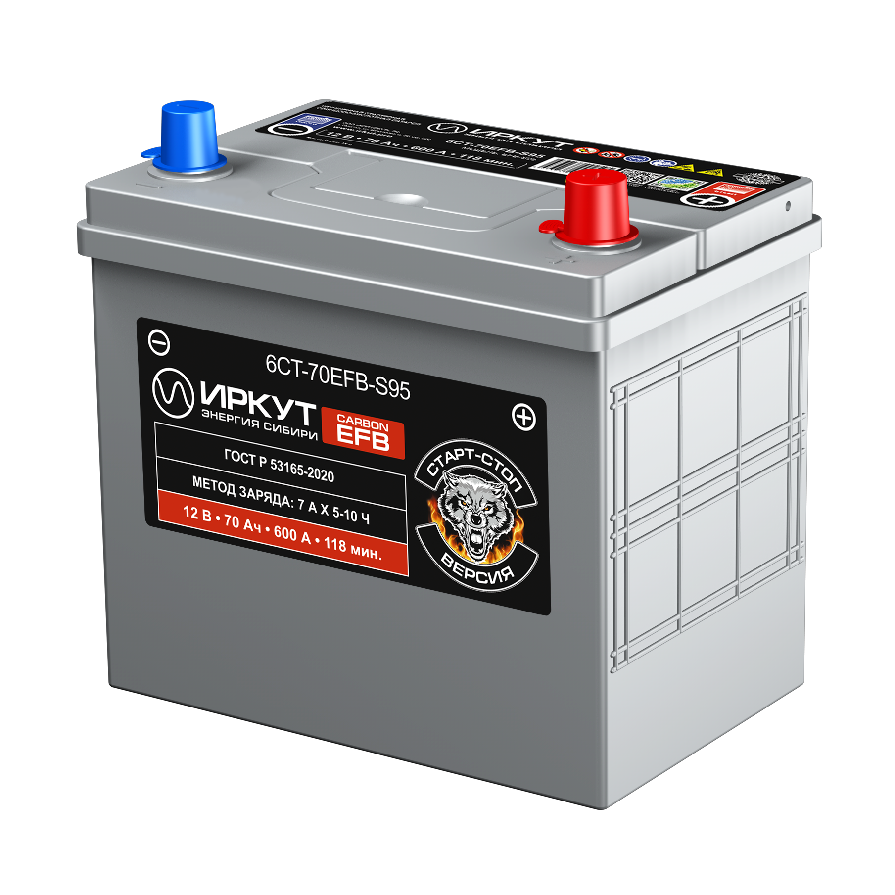 ИРКУТ 6CT-70EFB-S95 (EFB-S95)