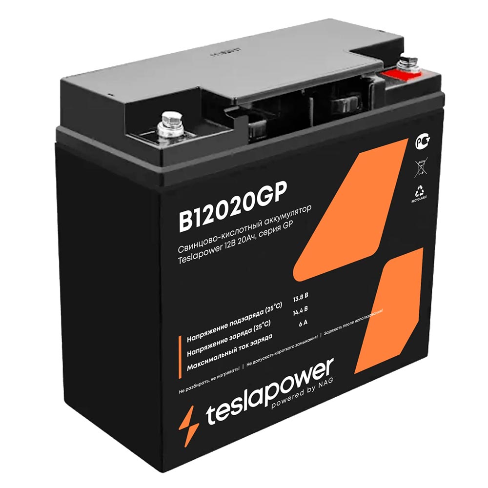Teslapower 12В 20Ач, серия GP