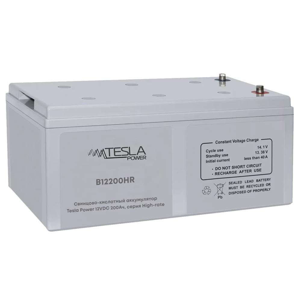 Tesla Power 12VDC 200Ач, серия High-rate