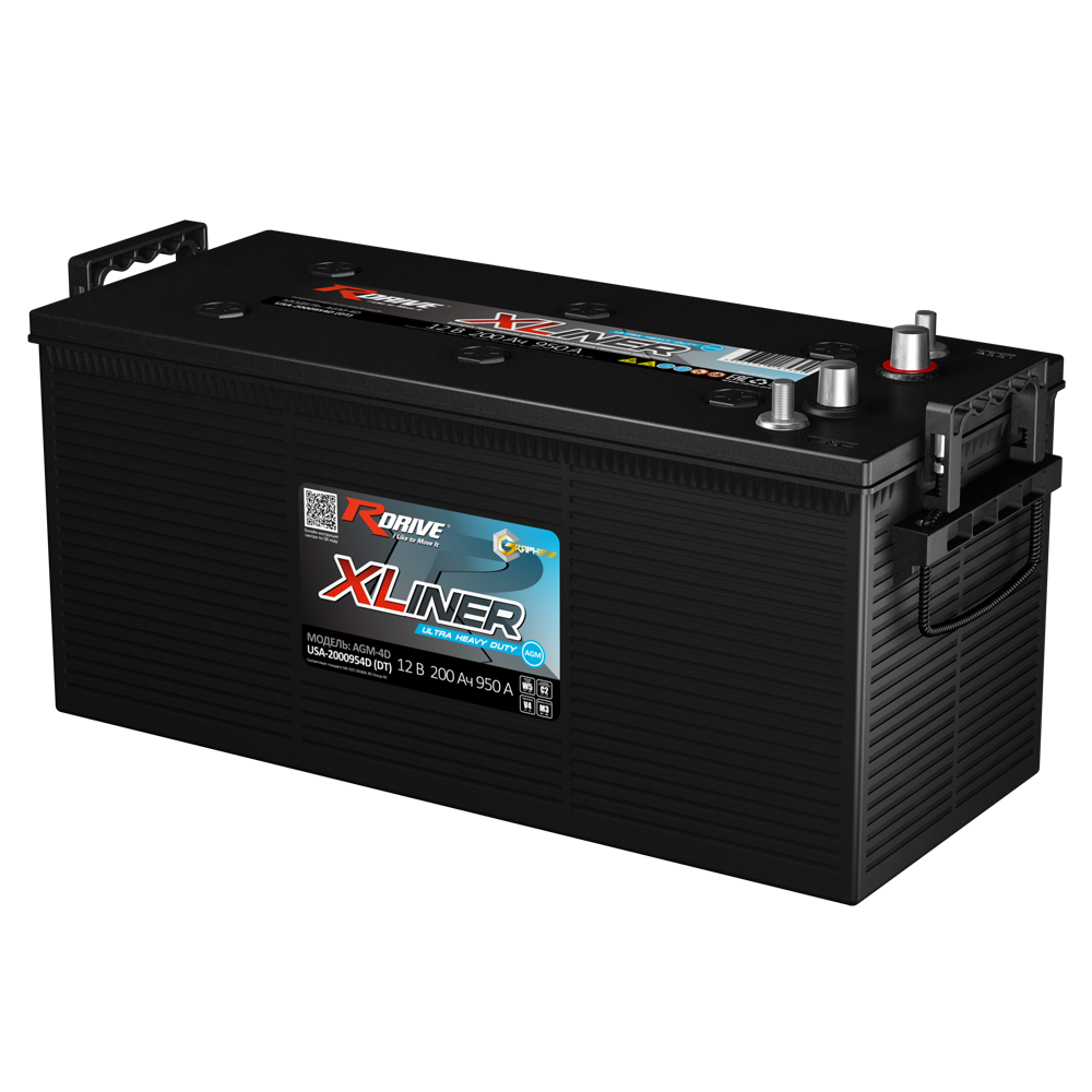 Аккумулятор RDrive XLiner ULTRA HEAVY DUTY AGM USA-2000954D DT