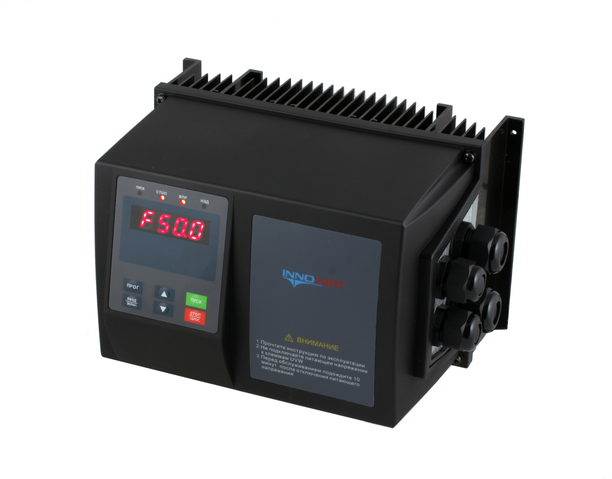 Преобразователь частоты пыле- влагозащищенный INNOVERT IPD402P43B, 380В, 4кВт, 8,6А, IP 65
