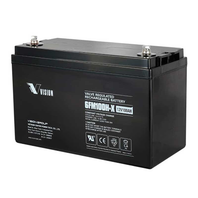 Аккумулятор Vision 6FM100H-X