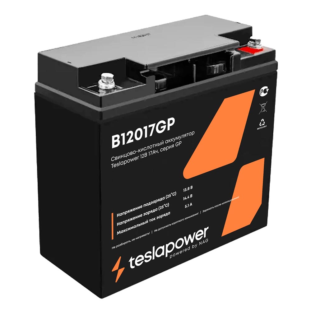 Teslapower 12В 17Ач, серия GP