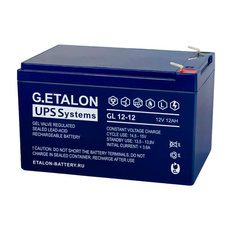 Аккумулятор G.ETALON GL 12-12