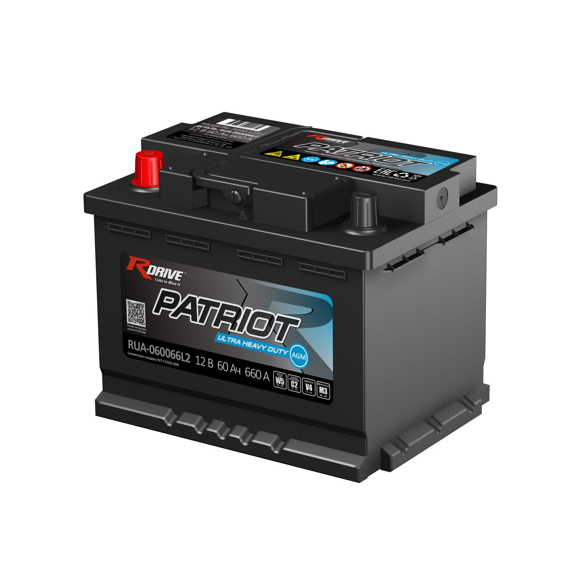 RDrive PATRIOT ULTRA HEAVY DUTY AGM RUA-060066L2