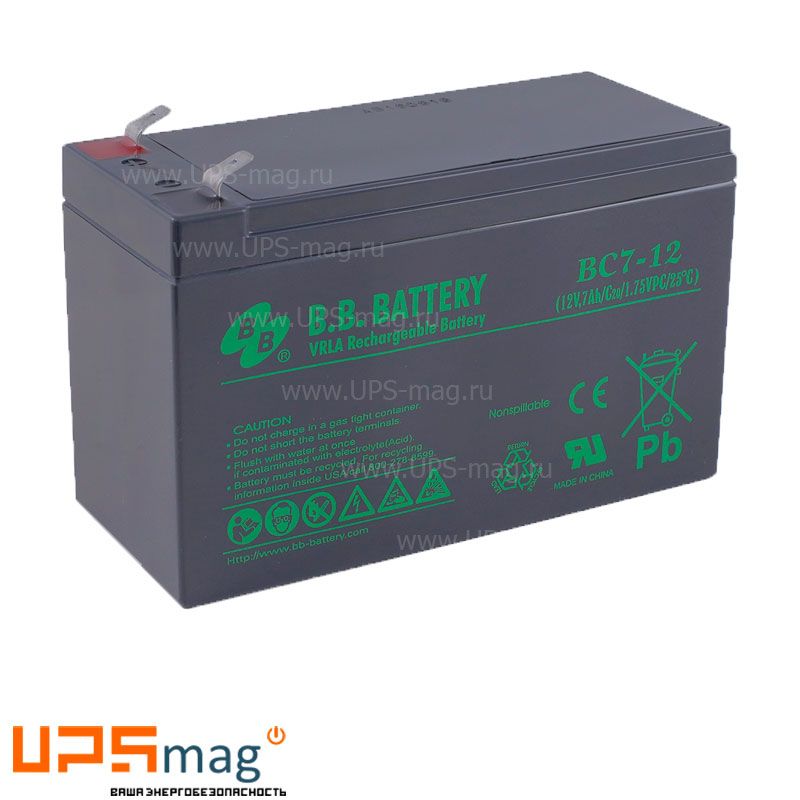 Аккумулятор BB Battery BC7-12