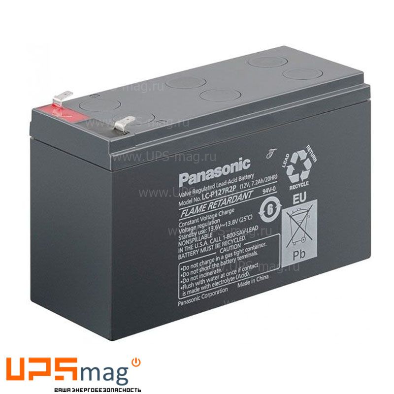 Аккумулятор Panasonic LC-P127R2P
