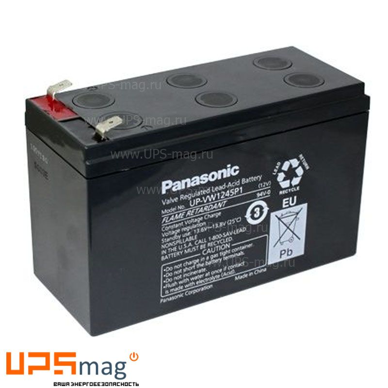 Аккумулятор Panasonic UP-VW1245P1