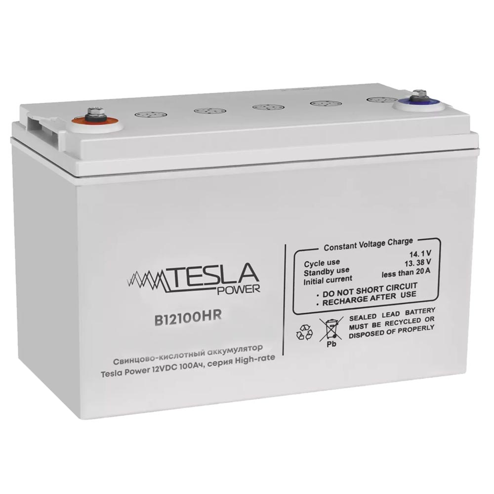 Tesla Power 12VDC 100Ач, серия High-rate