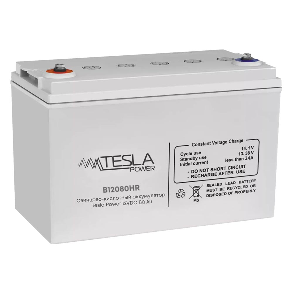 Tesla Power 12VDC 80Ач, серия High-rate