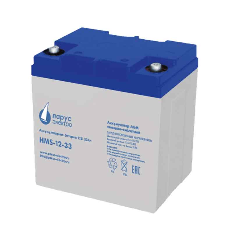 Аккумулятор Парус Электро HMS-12-33