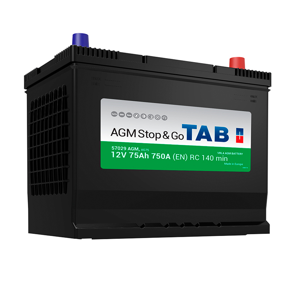 TAB AGM STOP&GO 75 обр (D26L)