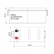 Аккумулятор CyberPower RV 12-250