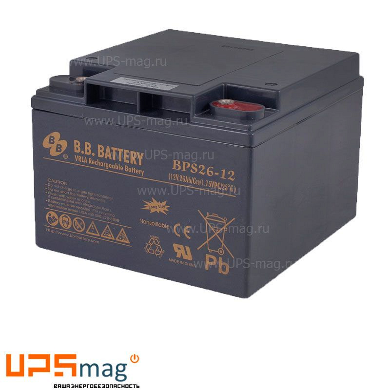 Аккумулятор BB Battery BPS 26-12