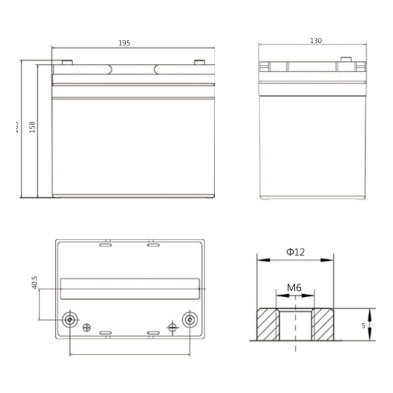 Аккумулятор Sacred Sun SP12-33