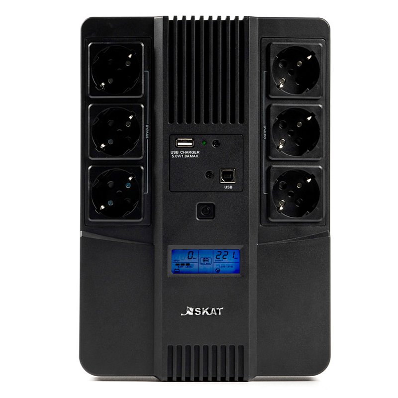 ИБП SKAT-UPS 800-AID-IN-1x9