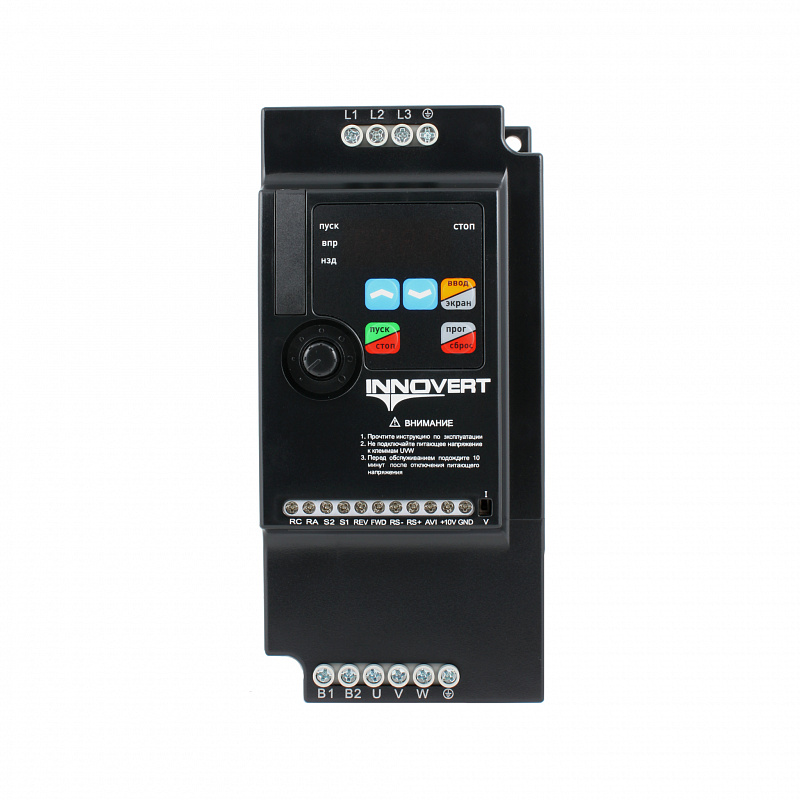 Преобразователь частоты для вентиляторов INNOVERT VENT IVD552B43E, 380В, 5,5кВт