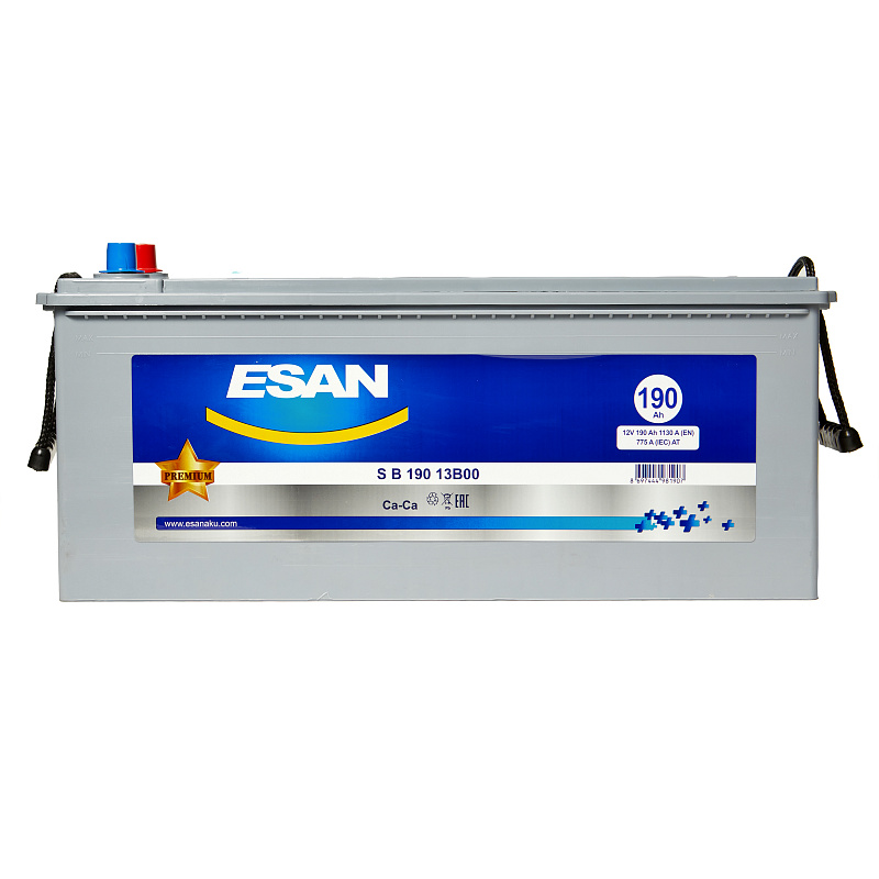 ESAN Heavy Duty SMF S B 190 13B00, 190 Ач, B DIN, 3