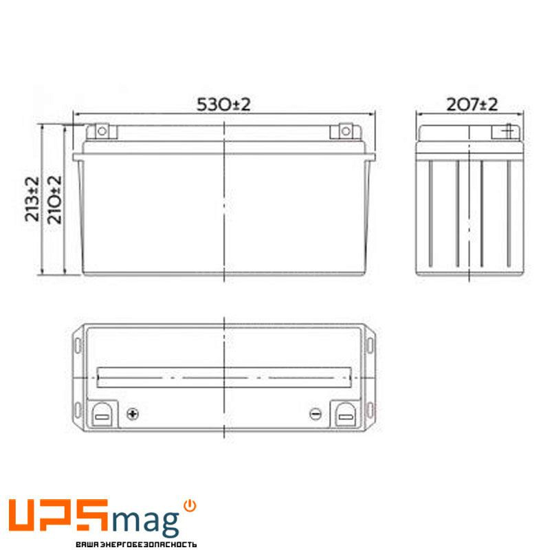 Аккумулятор Yellow HRL 12-200