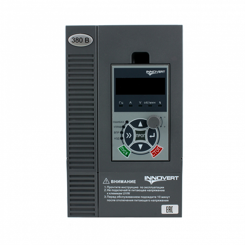 Преобразователь частоты для насосов INNOVERT PUMP IHD302P43T, 380В, 3кВт