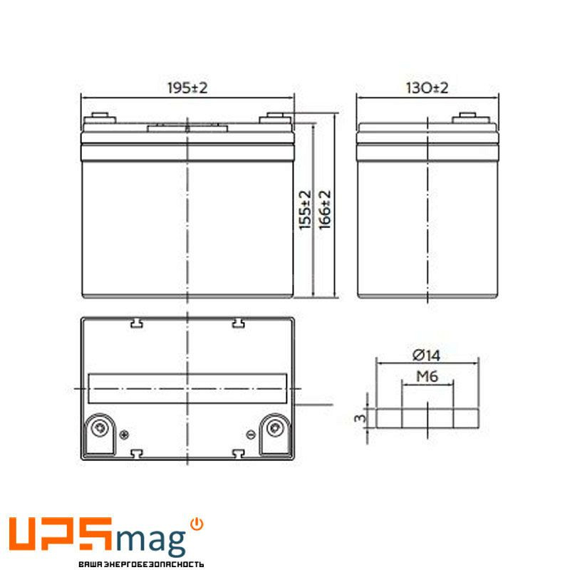 Аккумулятор Yellow HRL 12-33
