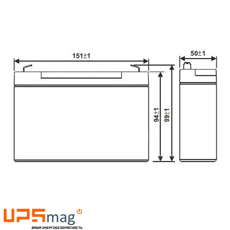 Аккумулятор WBR GP 6120