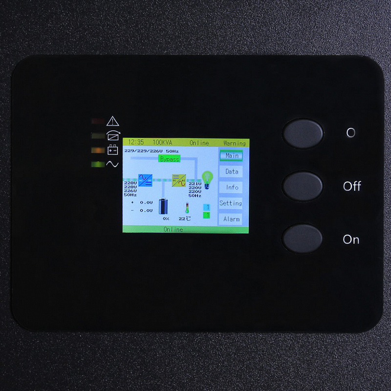 HIDEN KC33100H 100000VA/90000W (3ф/3ф) внешние акб= ±192/204/216/228/240В (32/34/36/38/40 АКБ)