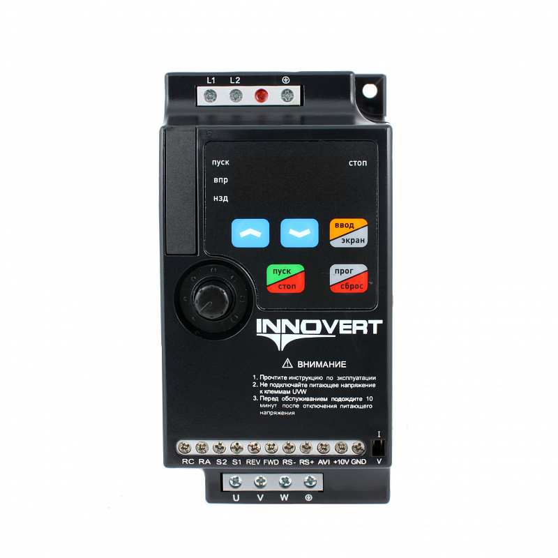 Преобразователь частоты INNOVERT ISD mini plus ISD181M21E, 220В, 0,18кВт, 1А