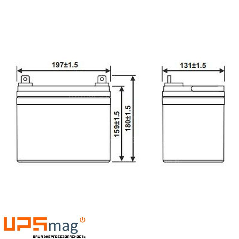 Аккумулятор WBR GP12340