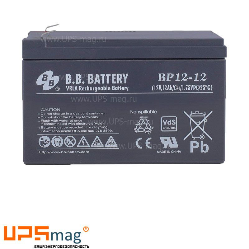 Аккумулятор BB Battery BP12-12