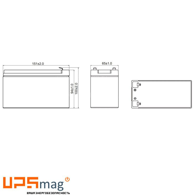 Аккумулятор WBR HRL1234W F2
