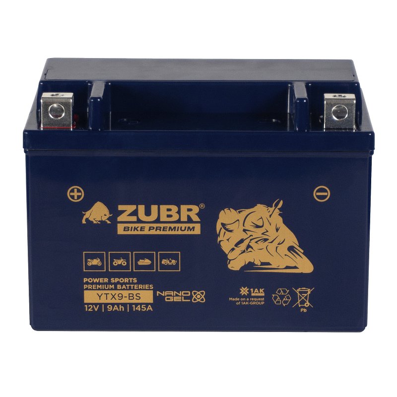 ZUBR BIKE PREMIUM YTX9-BS